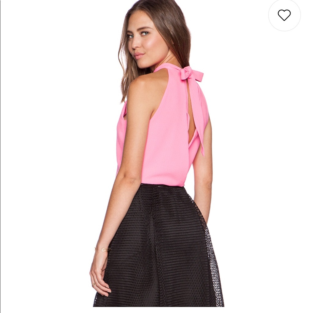 J. O. A. Pink crop top